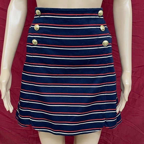 Tommy Hilfiger nautical sailor skirt size 8 - Picture 1 of 6